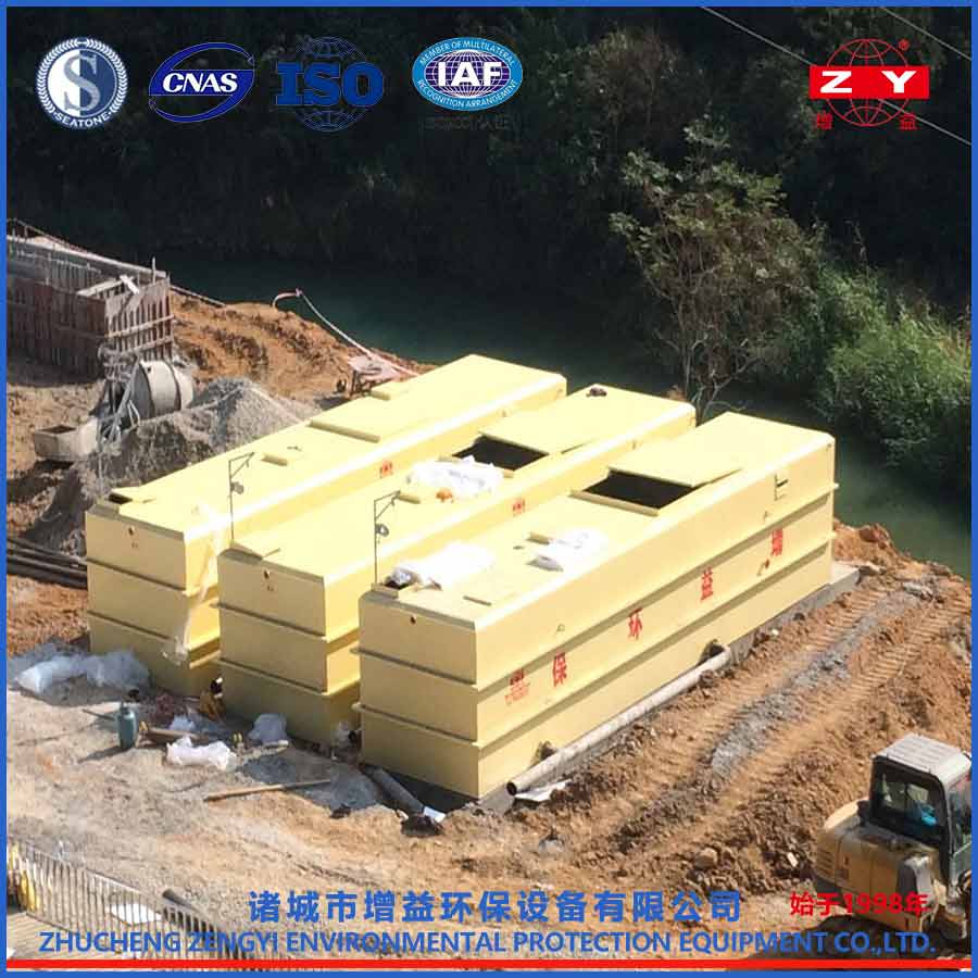 景點污水處理現場